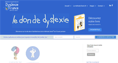 Desktop Screenshot of dyslexiefrance.com